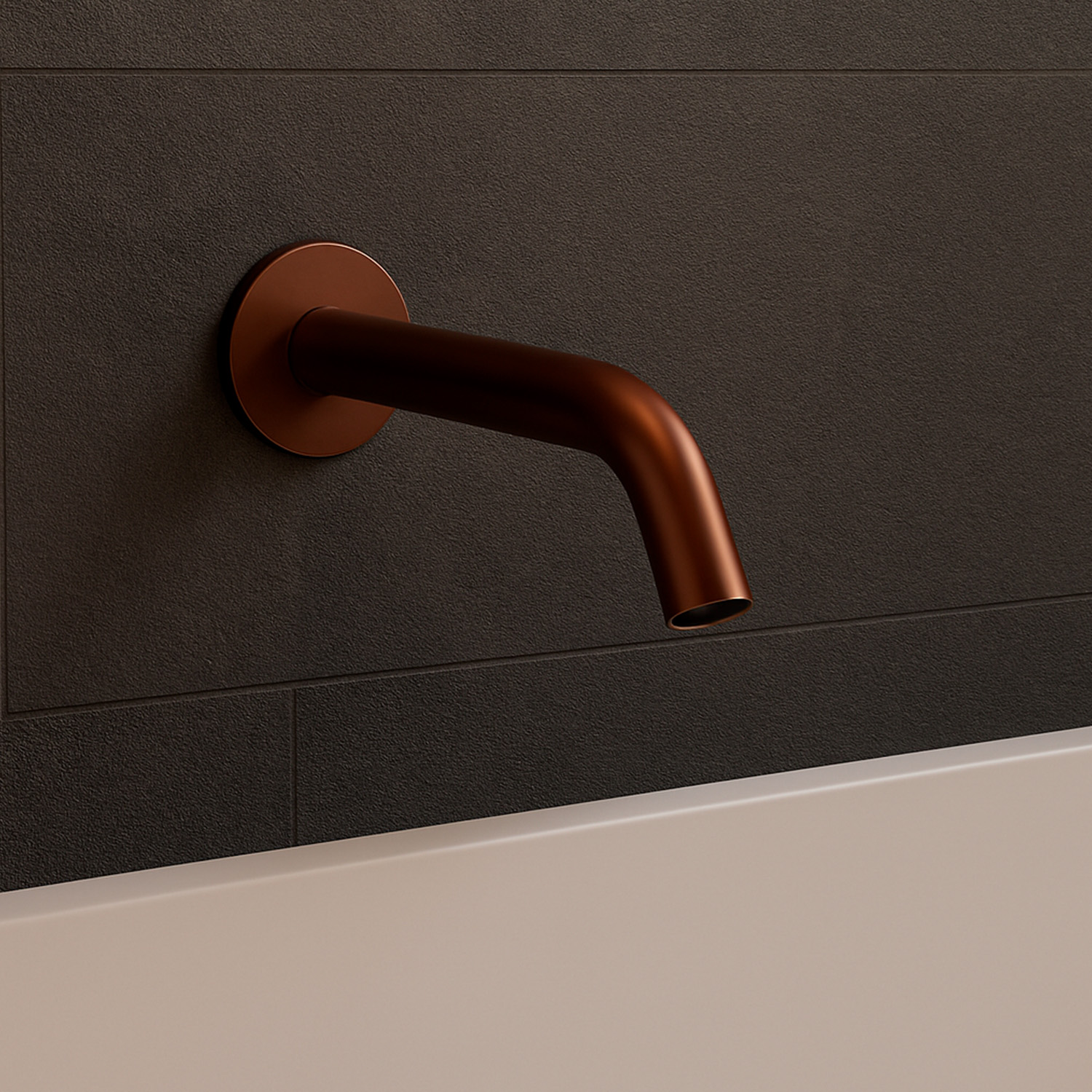 BOCCHETTA-PARETE-LEVANTE-ORO-ROSA-ambientata - SINED | Pool Showers | Garden Chaise Lounge | Electric Fireplaces | Infrared Heaters