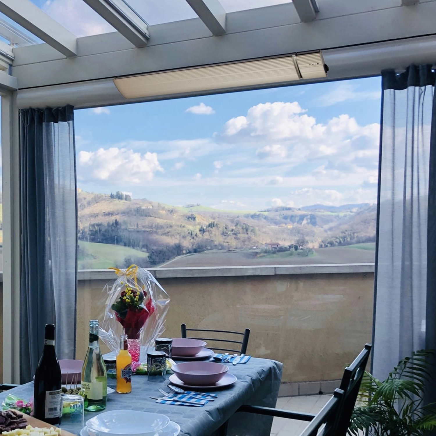 CALORE-BIANCO-1500-7 - SINED | Pool Showers | Garden Chaise Lounge | Electric Fireplaces | Infrared Heaters