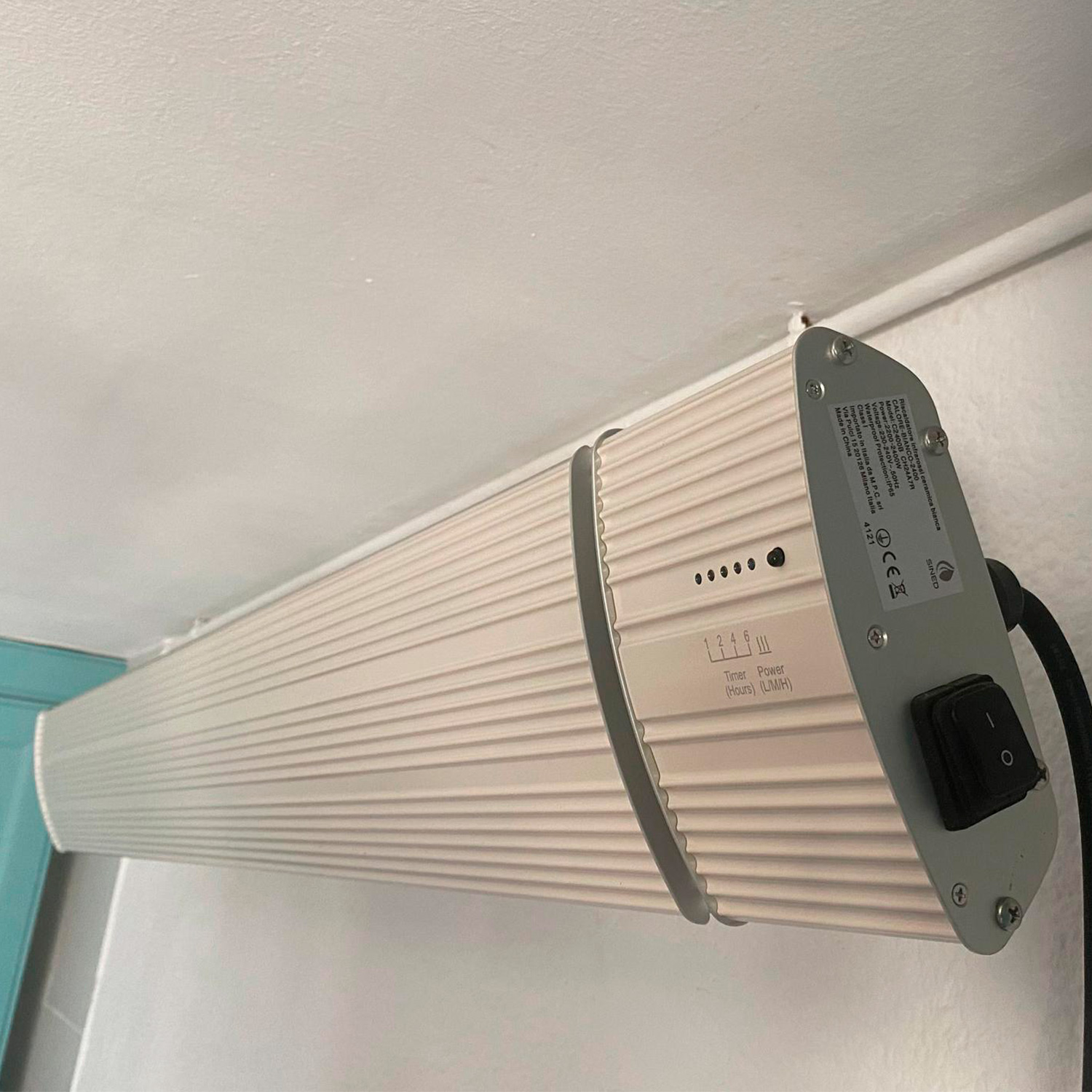 CALORE-BIANCO-2400-4 - SINED | Pool Showers | Garden Chaise Lounge | Electric Fireplaces | Infrared Heaters