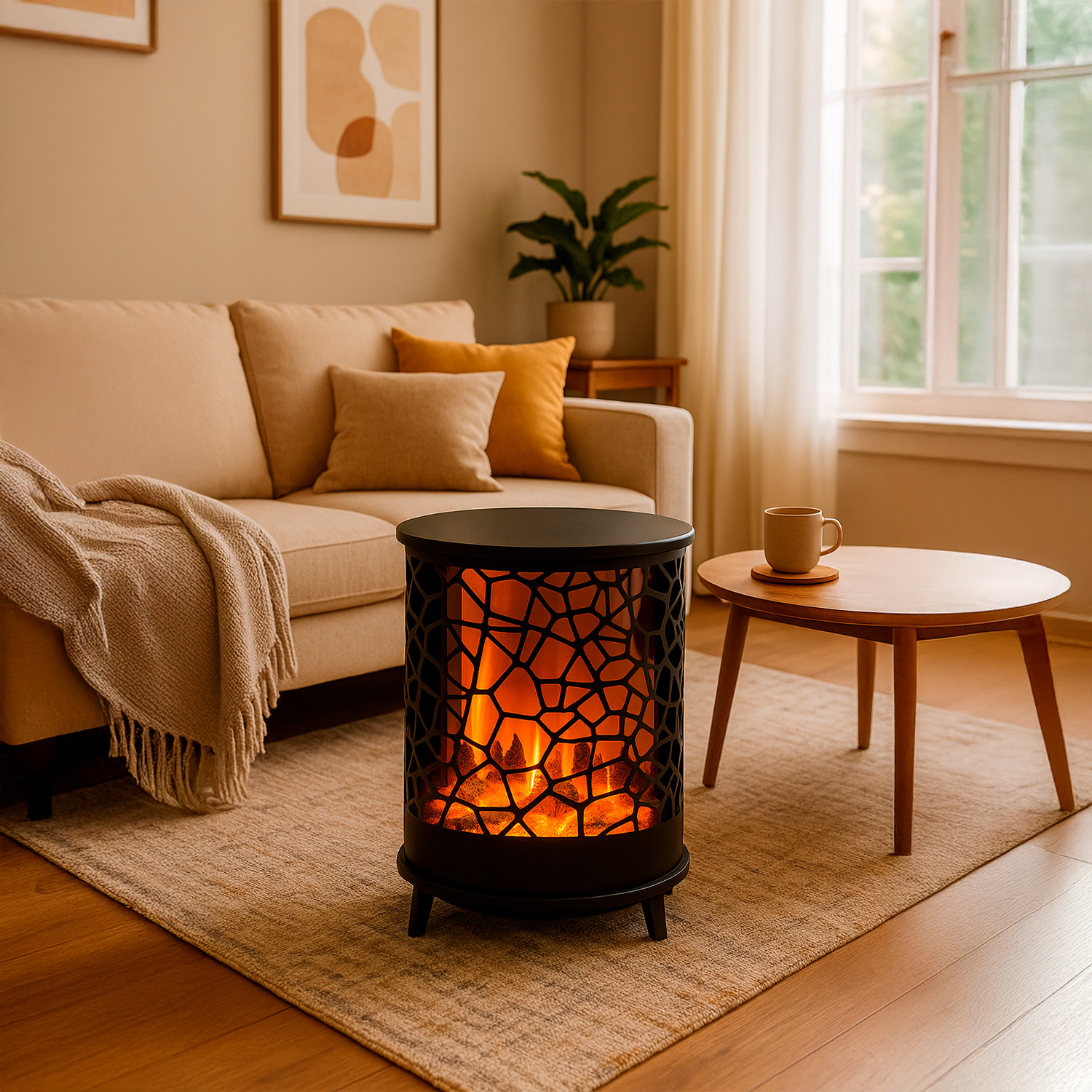 CAMINETTO-GARDENA-4 - SINED | Pool Showers | Garden Chaise Lounge | Electric Fireplaces | Infrared Heaters