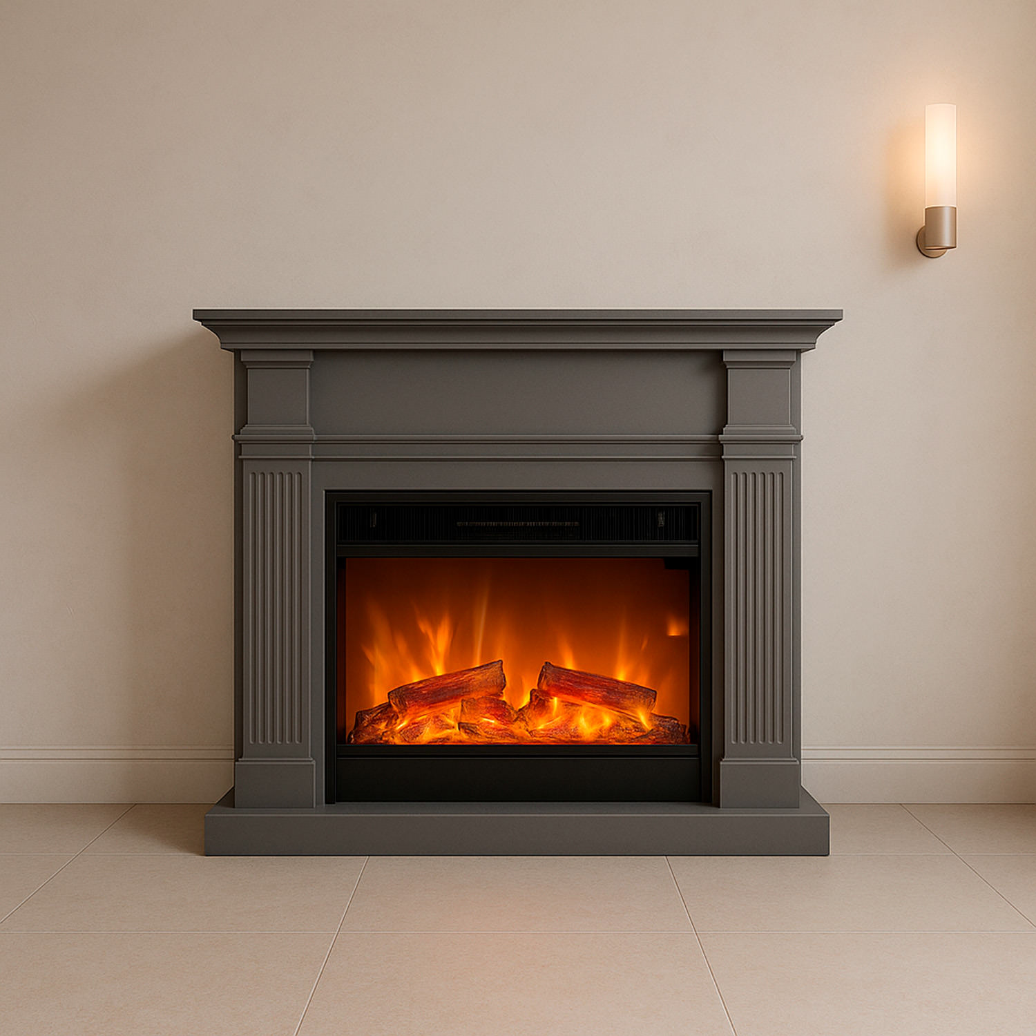 CAMINO-CALDERA-XXL-GRIGIO-2 - SINED | Pool Showers | Garden Chaise Lounge | Electric Fireplaces | Infrared Heaters