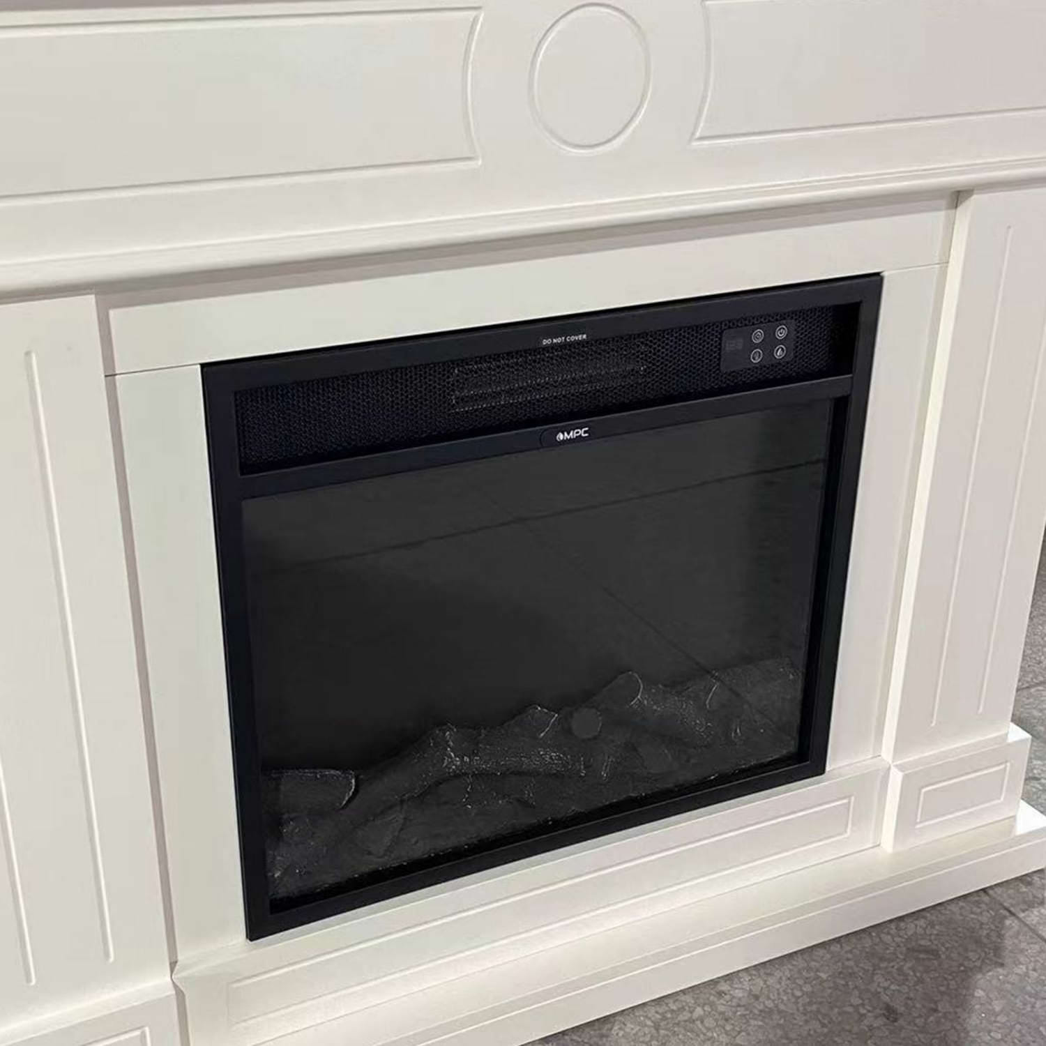 CAMINO-LIPARI-BIANCO-6 - SINED | Pool Showers | Garden Chaise Lounge | Electric Fireplaces | Infrared Heaters