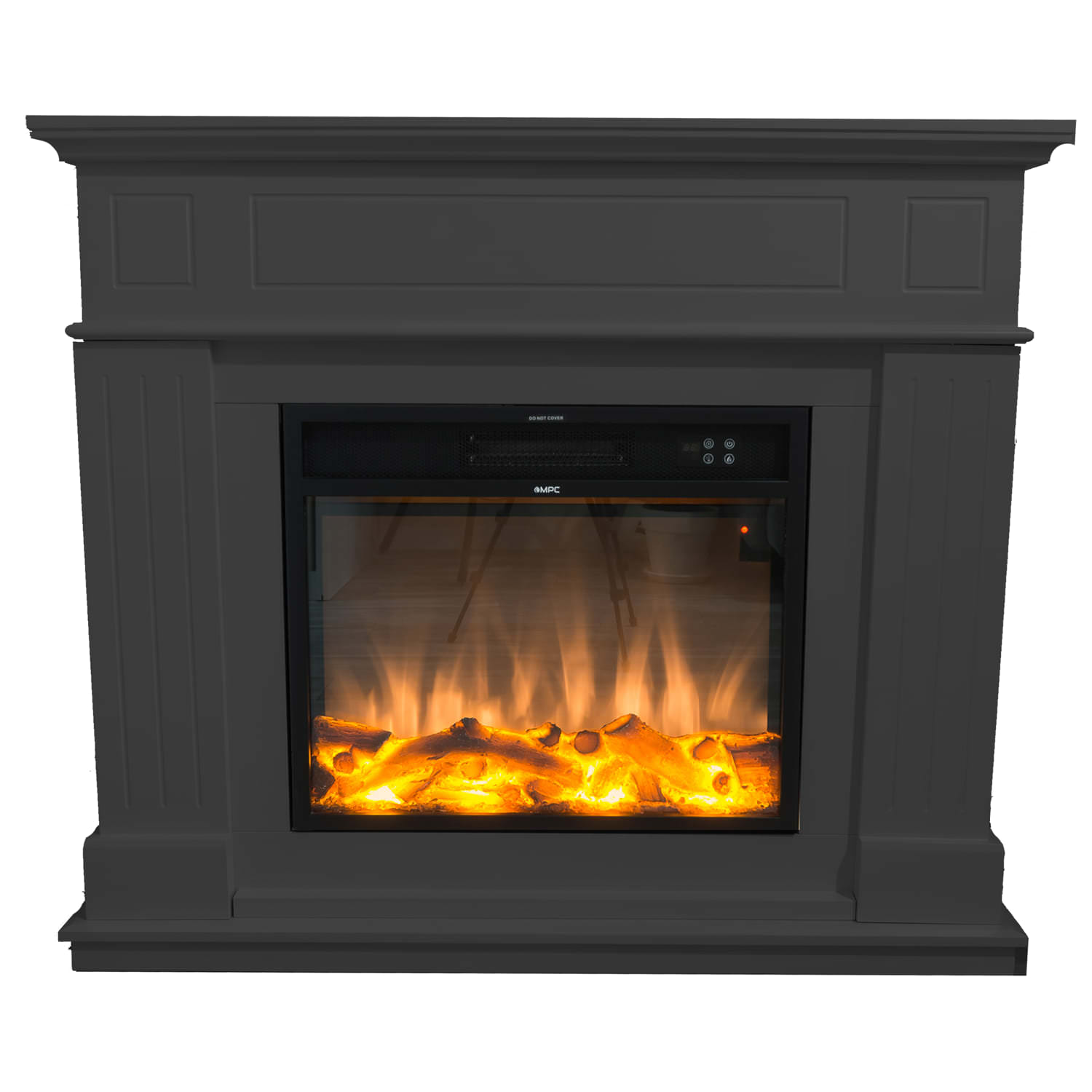 CORNICE-CAMINO-PIENZA-GRIGIO-2 - SINED | Pool Showers | Garden Chaise Lounge | Electric Fireplaces | Infrared Heaters