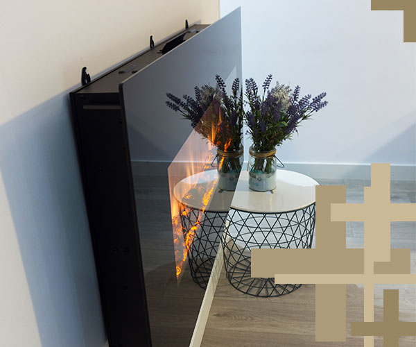 Wall fireplaces