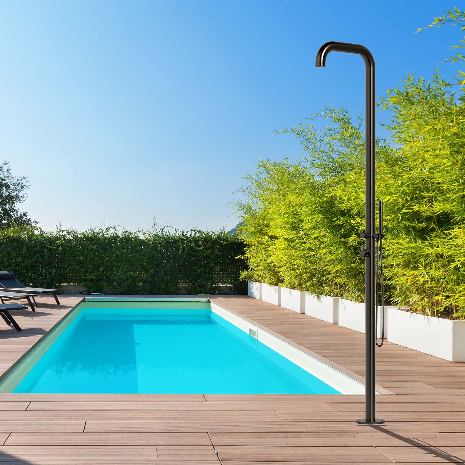 DOCCIA-CHIA-CANNA-FUCILE-4 - SINED | Pool Showers | Garden Chaise Lounge | Electric Fireplaces | Infrared Heaters