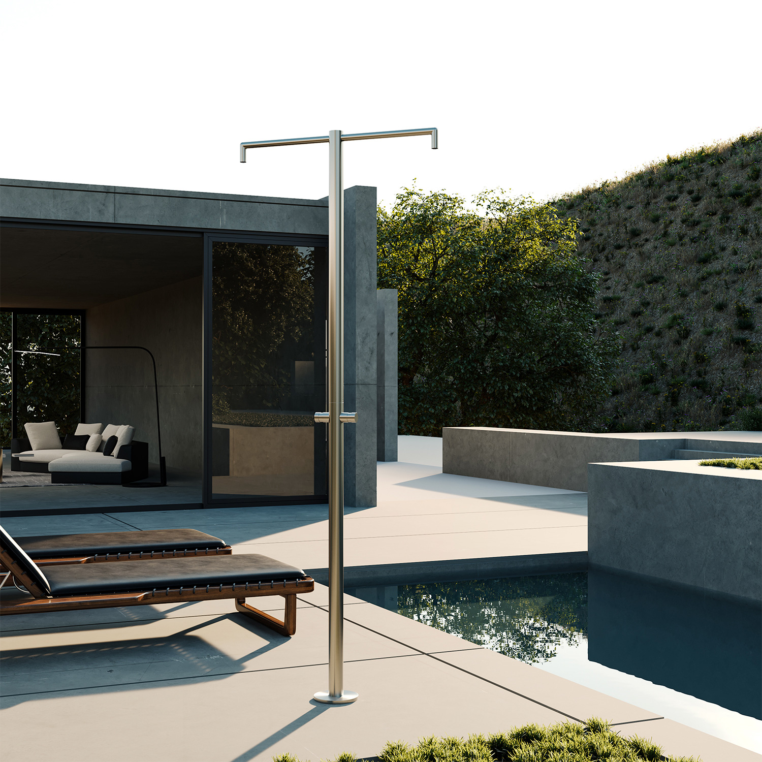 DOCCIA-INOX-BICEFALO