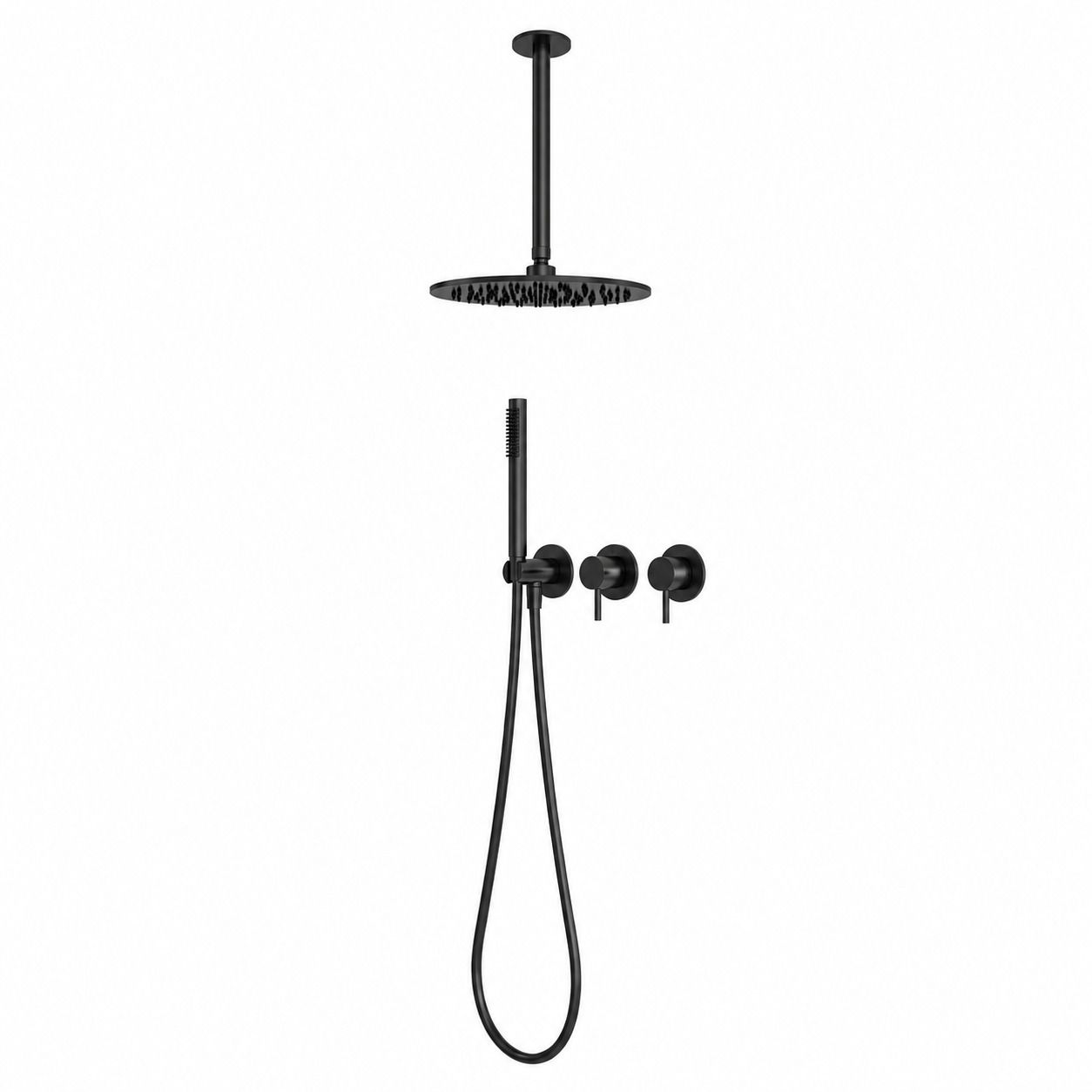 KIT-DOCCIA-SOFFITTO-ACQUA-FREDDA-LUNGO-30-NERO