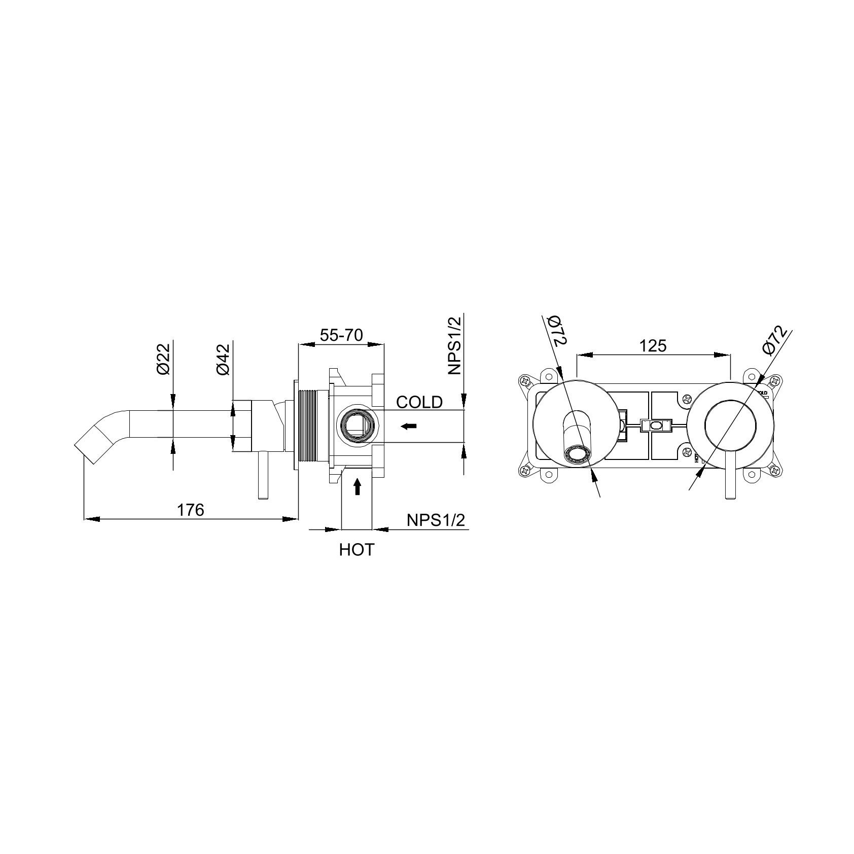 KIT-RUBINETTO-LAVANDINO-LEVANTE-PARETE-INOX - Image 3