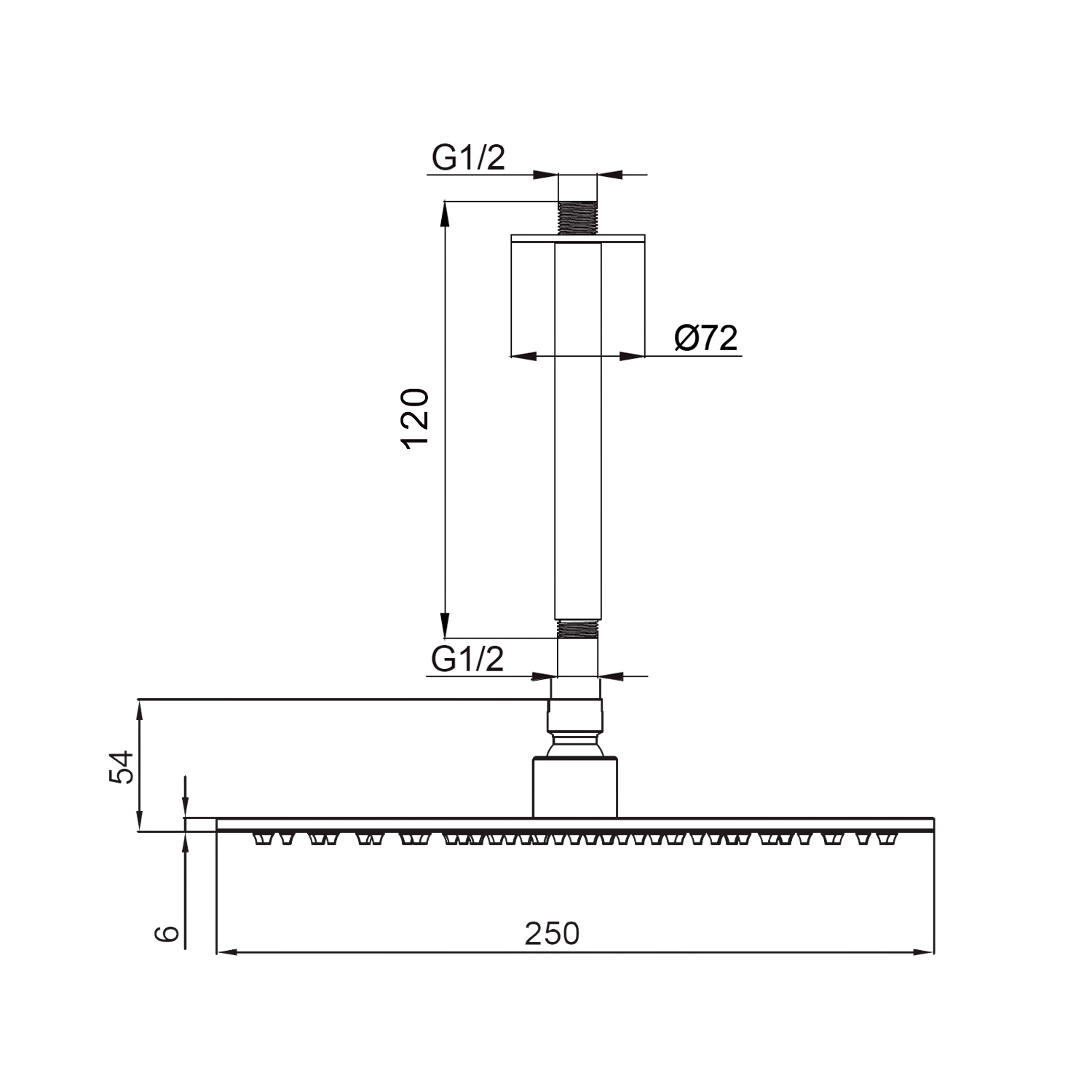 KIT-SOFFITTO-SOFFIONE-LEVANTE-CORTO-25-NERO KIT-SOFFITTO-SOFFIONE-LEVANTE-CORTO-25-NERO - Image 3