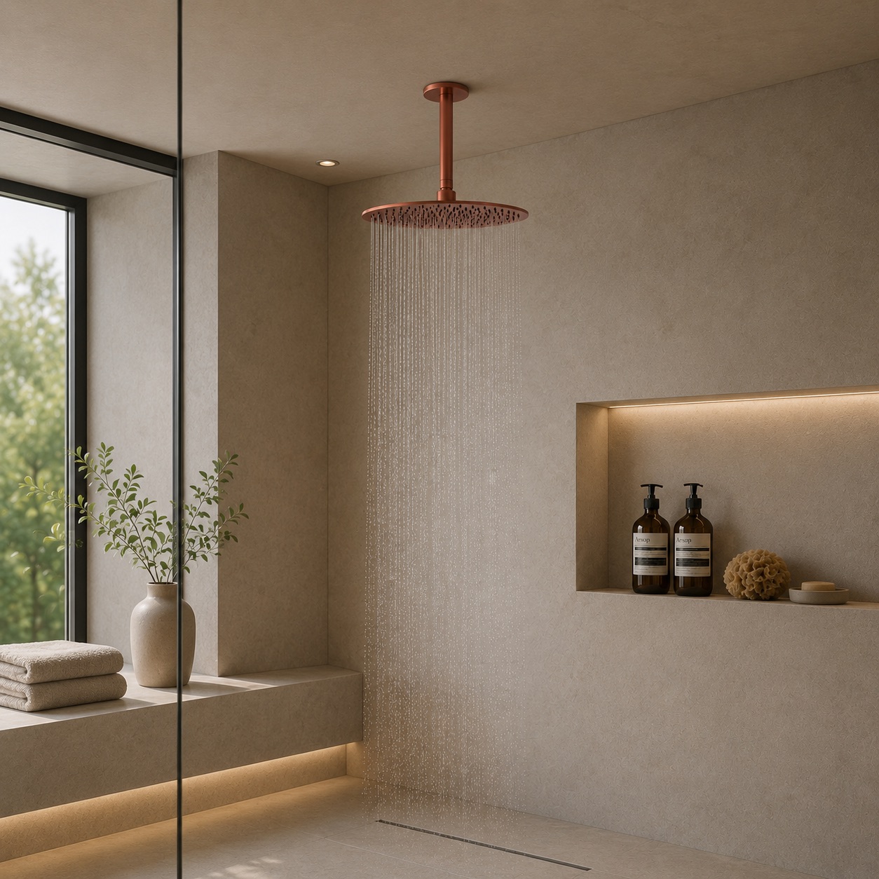 KIT-SOFFITTO-SOFFIONE-LEVANTE-CORTO-25-ORO-ROSA