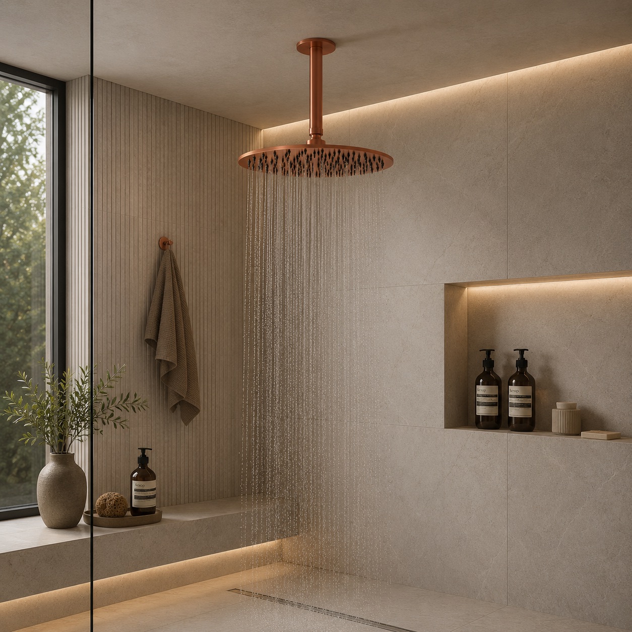 KIT-SOFFITTO-SOFFIONE-LEVANTE-CORTO-30-ORO-ROSA