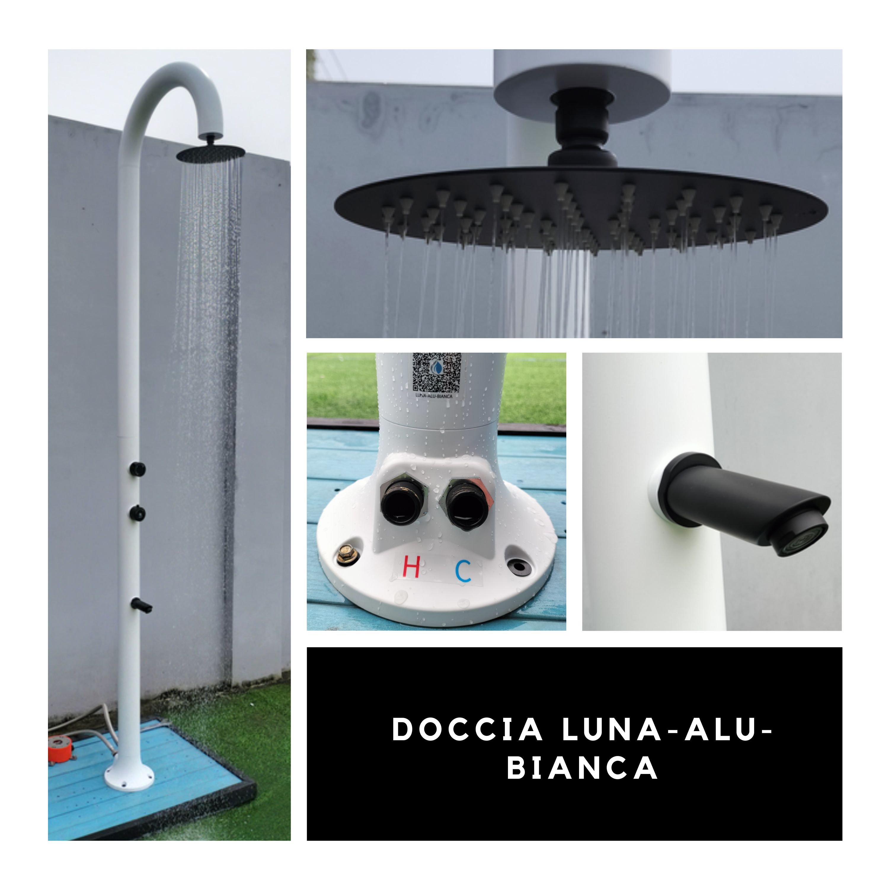 LUNA-ALU-BIANCA-4 - SINED | Pool Showers | Garden Chaise Lounge | Electric Fireplaces | Infrared Heaters