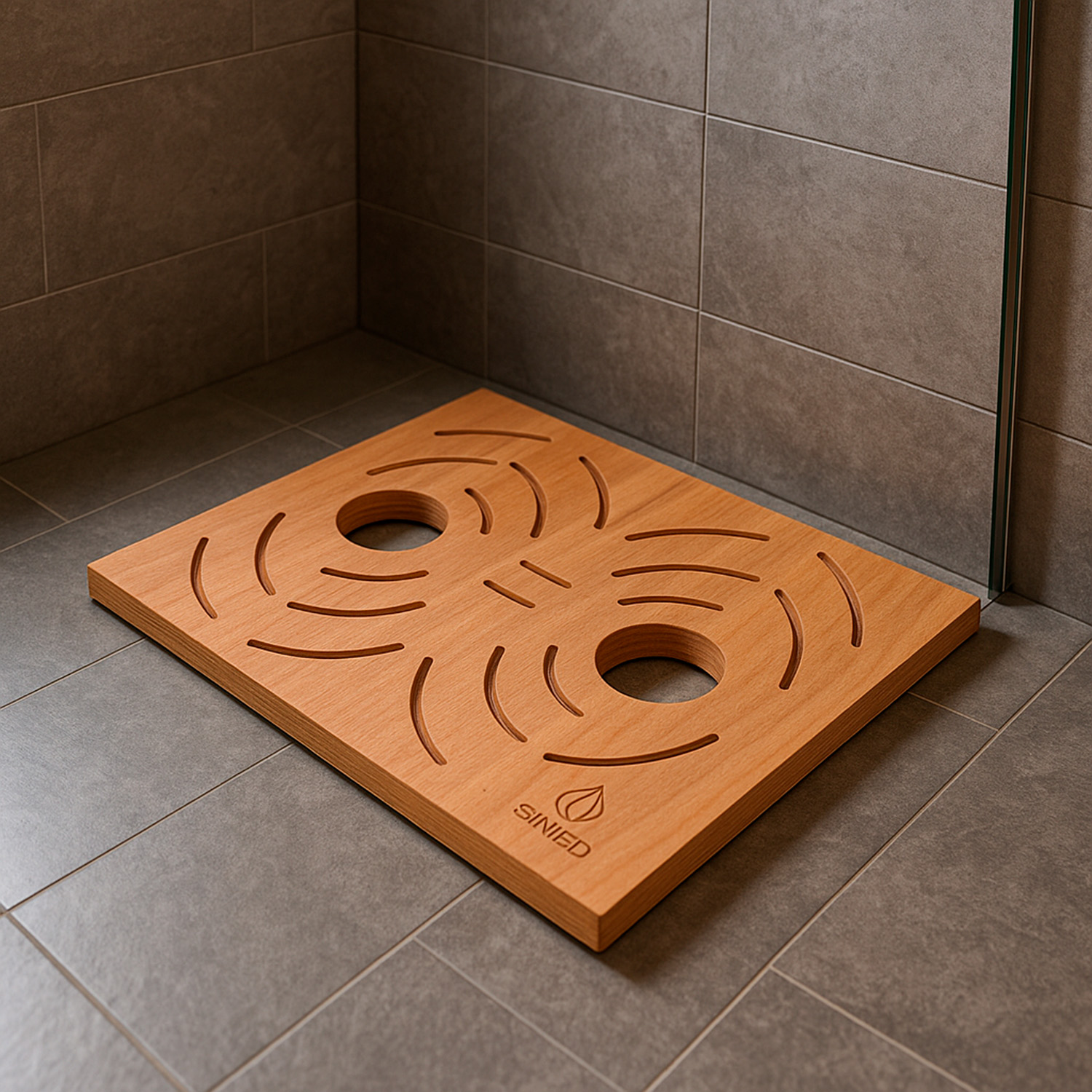 PEDANA-C-BOX-DOPPIA-ambientata - SINED | Pool Showers | Garden Chaise Lounge | Electric Fireplaces | Infrared Heaters