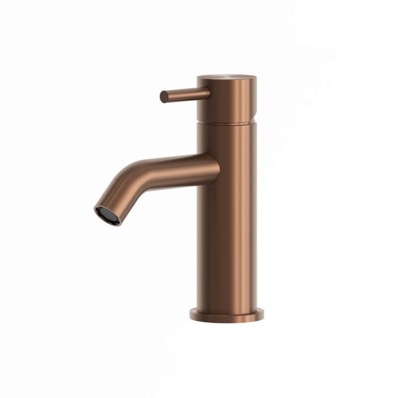 RUBINETTO-LAVABO-LEVANTE-BASSO-ORO-ROSA - Image 2