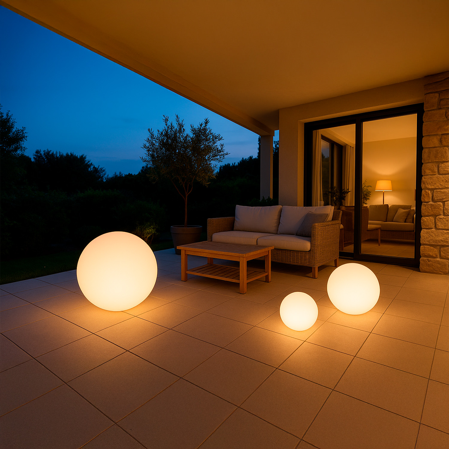 SFERA-LUCE-30-7 - SINED | Pool Showers | Garden Chaise Lounge | Electric Fireplaces | Infrared Heaters