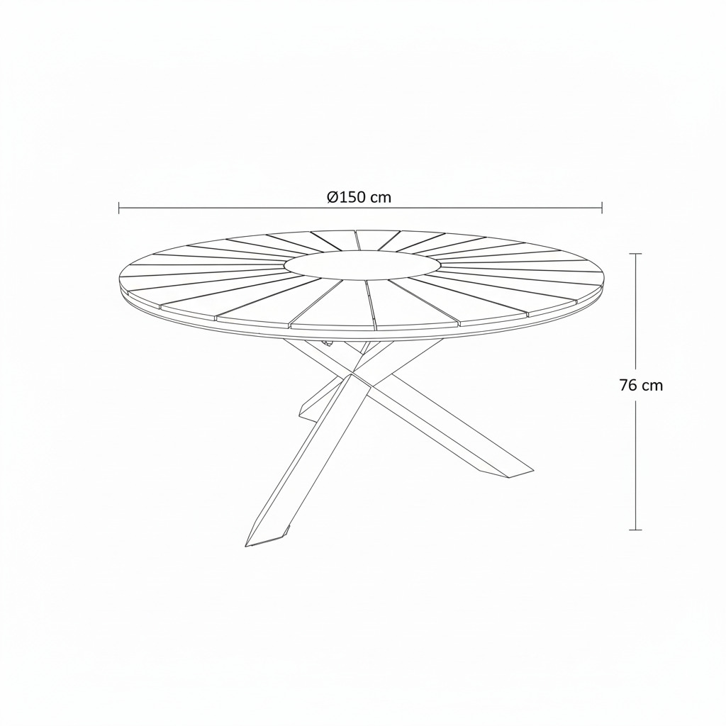TAVOLO-GIARDINO-ROTONDO-SUPERGA - Image 3